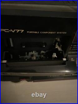 JVC PC-V77 Dual Cassette Boombox. Rare Vintage! MINT