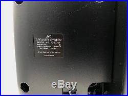 JVC PC-x100 Am/fm CD Dual Cassette Recording Boombox With Sub Woofer Bass Vintage