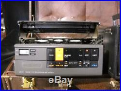 JVC Vintage BR1600U & TM63U Portable Video Cassette Recorder & Portable Monitor