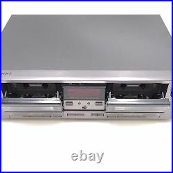 JVC Vintage TD-W205 Stereo Double Cassette Deck Recorder Dolby B-C