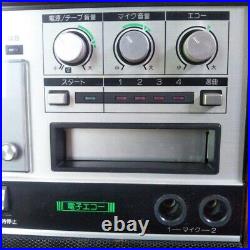 Junk Vintage National 8 Track Tape Player & Cassette Recorder RQ-81 Japan F/S