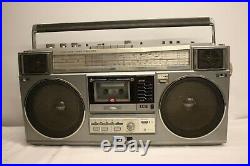 Jvc Rc-m50jw Stereo Radio Cassette Recorder Portable Boombox Vintage