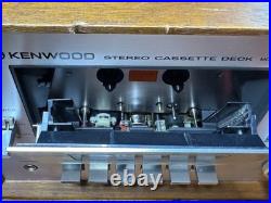 Kenwood KX-830 Vintage Stereo Cassette Deck Serviced New Belt Tested Japan