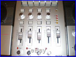 Korg CR-4 4 Track Cassette Tape Recorder Multitrack with Power Supply Vintage Nice