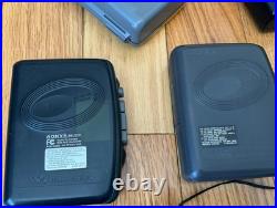 LARGE Lot 9 Vintage Vtg Sony Cassette Recorders WALKMANS PLUS MORE. 11 Total