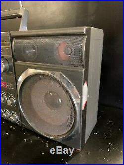 LASONIC LPC-82 Stereo Retro Boombox Vintage Radio Cassette Recorder