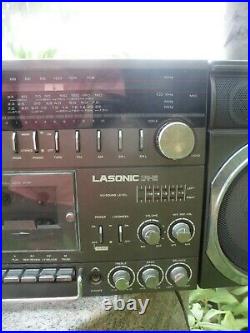 LASONIC LPC-82 Stereo Retro Boombox Vintage Radio Cassette Recorder Cassette