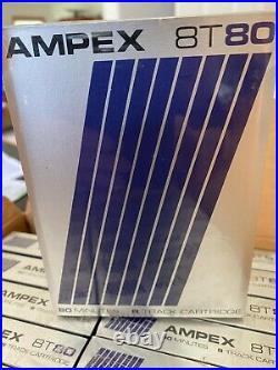 LOT of 24 Blank AMPEX 8T80 8 Track Cartridge 80 Minutes NEW SEALED Vintage