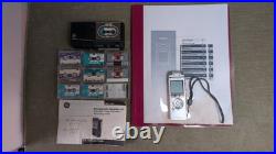 Lot of Vintage GE AVR Model 3-5376 & Olympus DVR DS-40 and 9 mini cassettes