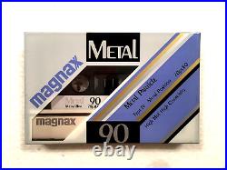 MAGNAX METAL 90 vintage audio cassette blank tape sealed Made in Japan Type IV