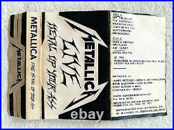 METALLICA. 1982 Demo CASSETTE Tape Vintage METAL Slayer Death Megadeth Anthrax