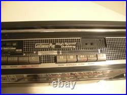 MT Vintage SHARP Portable AM-FM-SW Stereo Double Cassette Recorder Radio WQ-261