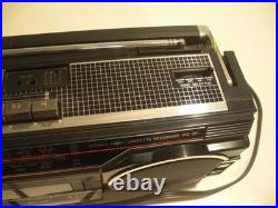 MT Vintage SHARP Portable AM-FM-SW Stereo Double Cassette Recorder Radio WQ-261