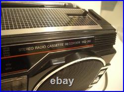 MT Vintage SHARP Portable AM-FM-SW Stereo Double Cassette Recorder Radio WQ-261