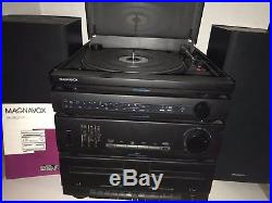 Magnavox AS305M Home Stereo System Record Player Cassette Player Vintage Manual