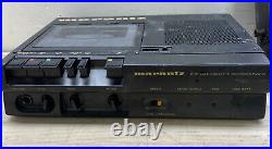 Marantz PMD101 Portable Cassette Recorder Player And PMD201 Vtg Lot Of 2