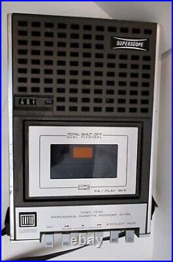 Marantz Superscope C-105 Portable 1970s Cassette Tape Recorder Works Vintage