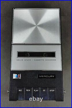 Mercury Solid State Cassette Recorder Tested & Working Vintage Retro Made Japan