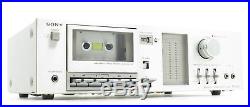 Minty Vintage Sony Silver Single Deck Cassette Recorder LED Peak Meter TC-U30