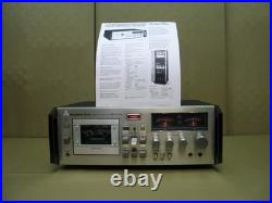 Mitsubishi DT-10 Rare Vintage Cassette Deck (Circa 1978) Tech Serviced & Owned