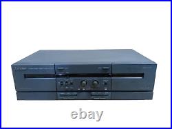 Mitsubishi M-T4320 Stereo Double Cassette Deck Player Recorder Vintage Tested