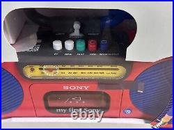 My First Sony CFS-2020 Boombox Radio Cassette Recorder Vintage Japan Unused