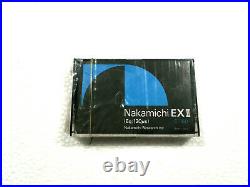 NAKAMICHI EXII 60 vintage audio cassette blank tape sealed Made in Japan Type I