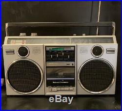 NATIONAL PANASONIC RX 5055F Stereo Retro Boombox Vintage Radio Cassette Recorder