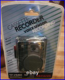 NEW Aiwa Model TP-VS480 Vintage Cassette Recorder Voice Sensor Recording SEALED