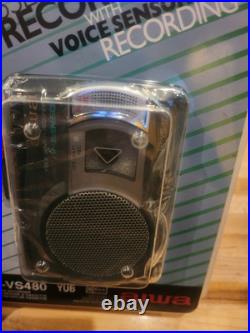 NEW Aiwa Model TP-VS480 Vintage Cassette Recorder Voice Sensor Recording SEALED