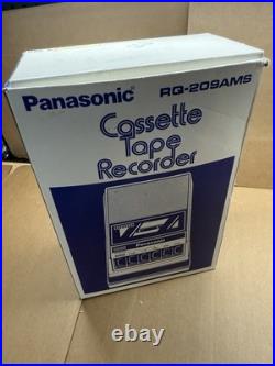 NEW Rare Vintage Panasonic RQ-209amS Portable Cassette Tape Recorder Player