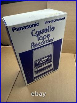 NEW Rare Vintage Panasonic RQ-209amS Portable Cassette Tape Recorder Player