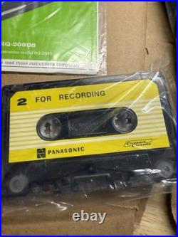 NEW Rare Vintage Panasonic RQ-209dS Portable Cassette Tape Recorder Player