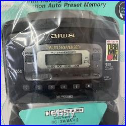 NEW SEALED RARE Aiwa HS-TX656 AM/FM Radio Cassette Player Walkman RETRO VTG