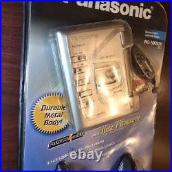 NEW! VINTAGE! Panasonic Stereo Radio/Cassette Player Metal Body Remote Control