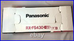 NEW VINTAGE Panasonic Stereo Radio Cassette Recorder Recorder Boombox Black