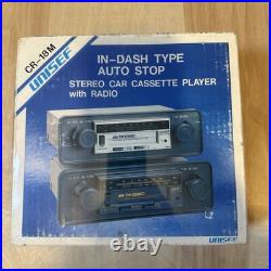 NEW VINTAGE UNISEF CR-18m IN DASH CASSETTE PLAYER RADIO UNINSTALLED NEW VINTAGE UNISEF CR-18m IN DASH CASSETTE PLAYER RADIO UNINSTALLED