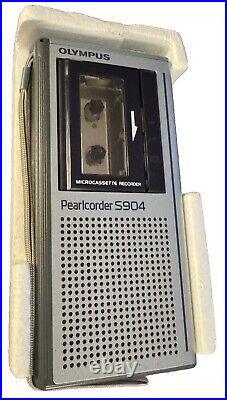 NEW Vintage 1980's Pearlcorder Microcassette Recorder Olympus S904 Movie Prop