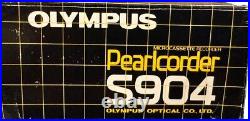 NEW Vintage 1980's Pearlcorder Microcassette Recorder Olympus S904 Movie Prop