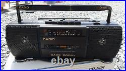 NIB Vintage Casio Stereo CP-50B Portable Cassette Radio One Touch Recording