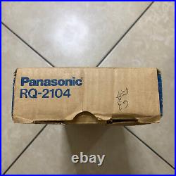 NIB Vintage Panasonic RQ-2104 Slim Line Portable Cassette Recorder Speaker VTG