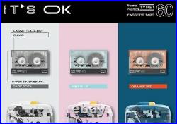 NINM Lab IT'S OK Bluetooth 5.0 Vintage Cassette Tape Player & Recorder CLOUD US