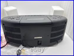 NOB Vintage Zenith ZG320M AM/FM Stereo Clock Radio Cassette Recorder Dual Alarm