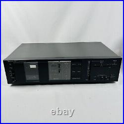 Nakamichi BX-1 Stereo Cassette Deck Recorder 2-Head Black Japan VTG WORKS -READ