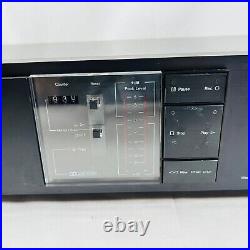 Nakamichi BX-1 Stereo Cassette Deck Recorder 2-Head Black Japan VTG WORKS -READ