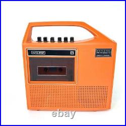 National Panasonic RQ-224S Boombox Cassette Player Recorder Retro Vintage Orange