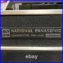 National Panasonic RQ-237 Radio Cassette Recorder Vintage Retro 1972 Fully Works