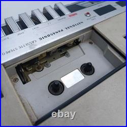 National Panasonic RS256USD Stereo Cassette Recorder 6w 220v 50hz Vintage Audio