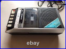 National RQ-413 Cassette Tape Recorder Portable Player Working Vintage Japan