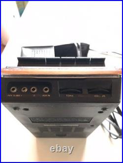 National RQ-413 Cassette Tape Recorder Portable Player Working Vintage Japan